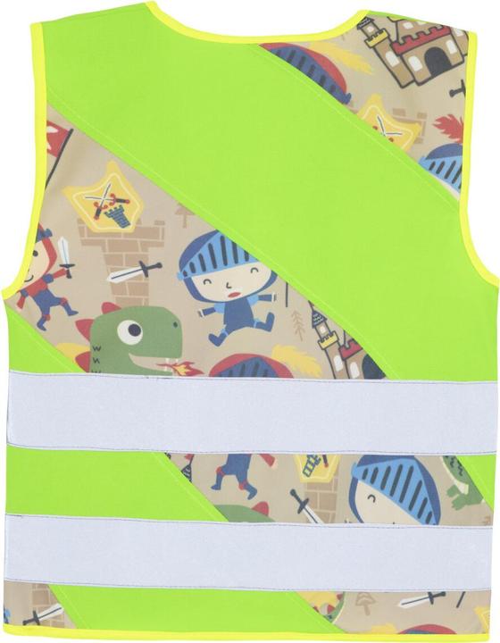 Produktbild Korntex Kinder Warnweste Fantasy Hellgrün/Ritter CO2 Neutral XXS EN 17353 ® ACTFANKNIN (XXS)