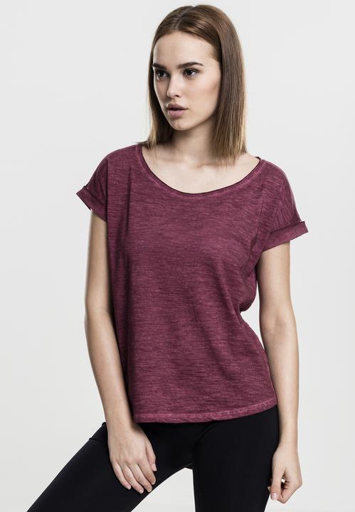 Immagine prodotto Urban Classics Tee lungo da donna a forma di schienale con tintura spray (XS)