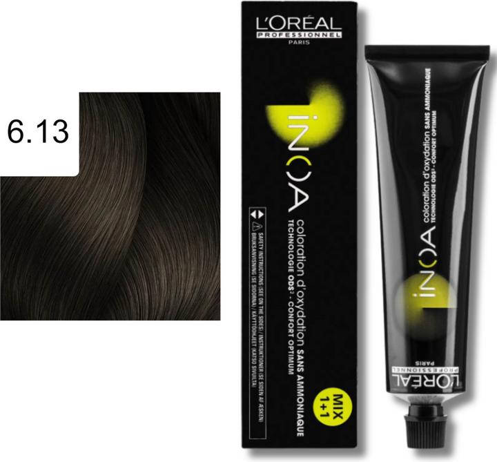 Produktbild L'Oréal Professionnel Inoa (6.13 dunkelblond asch gold)