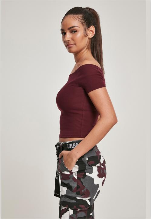 Produktbild Urban Classics Ladies Off Shoulder Rib Tee (S)