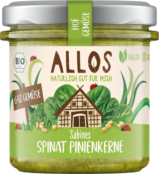Immagine prodotto Allos Verdure di fattoria I pinoli agli spinaci di Steffi (135 g)