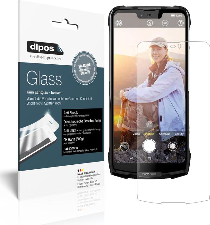 Actual product image Dipos Screen Protector Anti-Shock (2 Piece, Doogee S90 Pro)