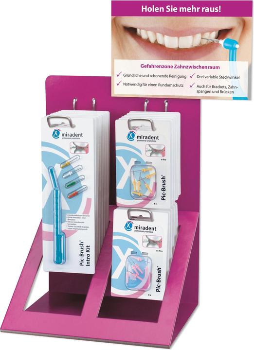 Actual product image Miradent Pic-Brush Refill Replacement Brushes (12 x)