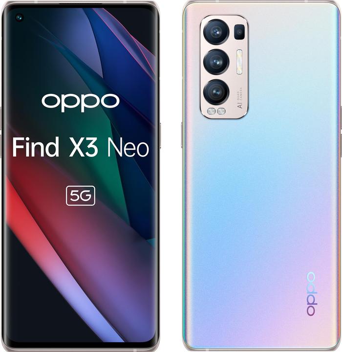 Produktbild OPPO Find X3 Neo (256 GB, Galactic Silver, 6.50", Dual SIM, 50 Mpx, 5G)