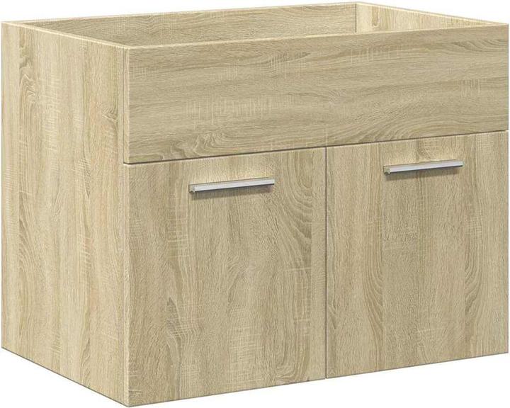 Produktbild VidaXL Waschbeckenunterschrank Wand Unterschrank Badschrank mit Einbaubecken