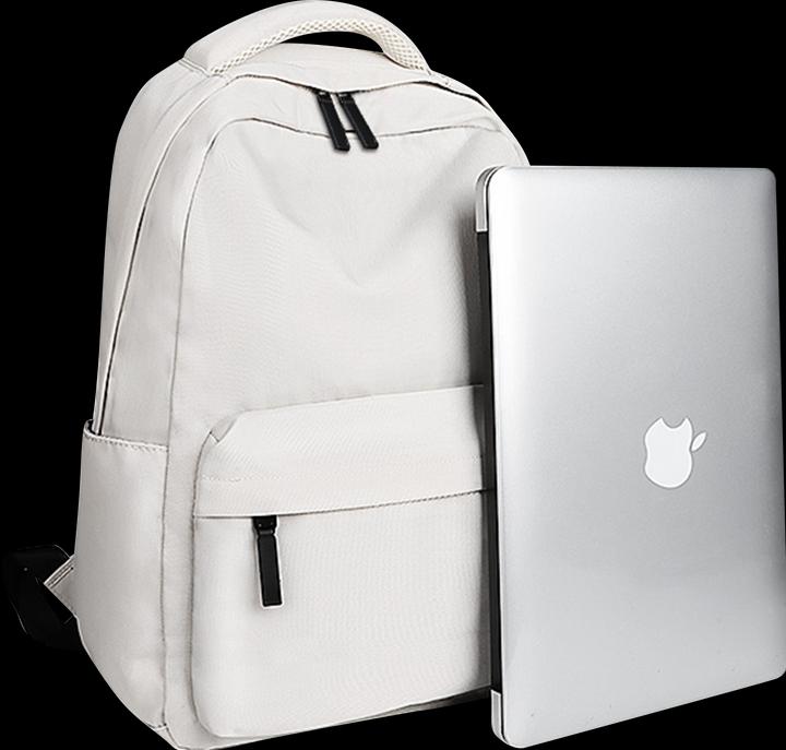 Actual product image Sponge Milk Backpack Baltas