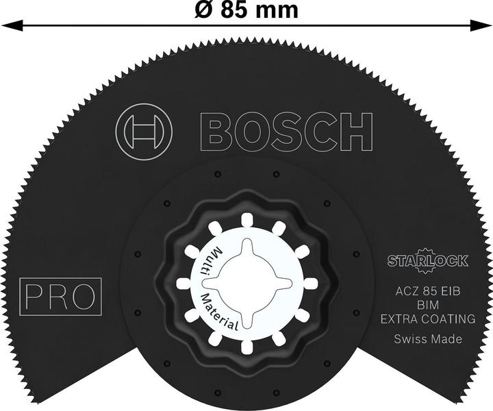 Immagine prodotto Bosch Professional Zubehör PRO ACZ 85 EIB Lama per utensili multifunzione, 85 mm
