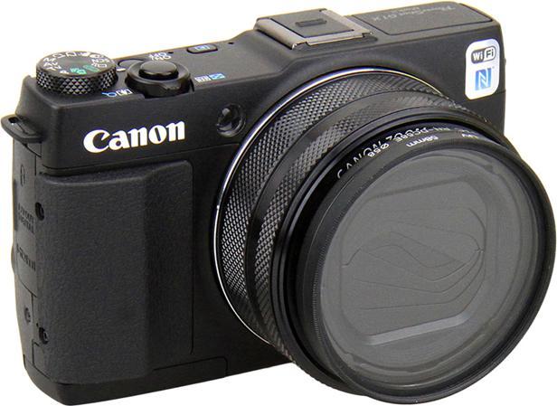 Actual product image JJC Filter adapter with 58 mm FA-DC58E filter for CANON PowerShot G1X MARK II