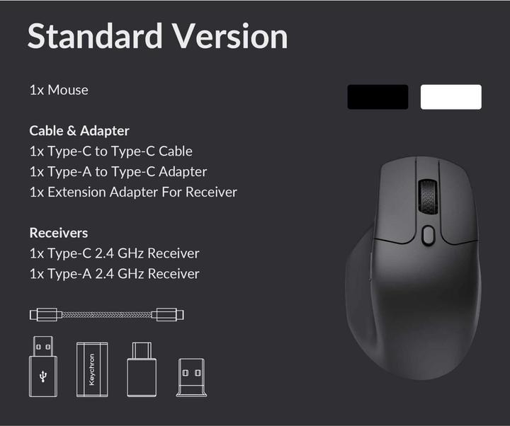 Actual product image Keychron M6 (Wireless, Cable)
