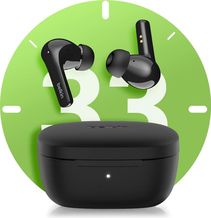 Produktbild Belkin SOUNDFORM Motion True Wireless Earbuds (ANC, 9 h, Kabelgebunden)
