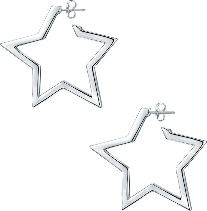 Produktbild Lulu & Jane Damen Stern Metall-Legierung verziert mit Kristallen von Swarovski® silber - 29311 (Metall-Legierung)
