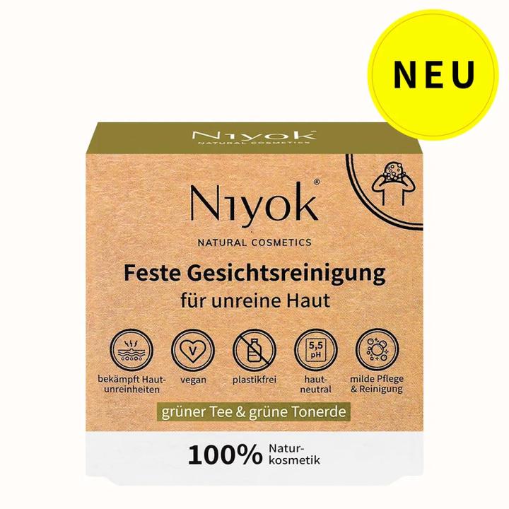 Actual product image Niyok Solid Facial Cleansing Green Tea (Soap)