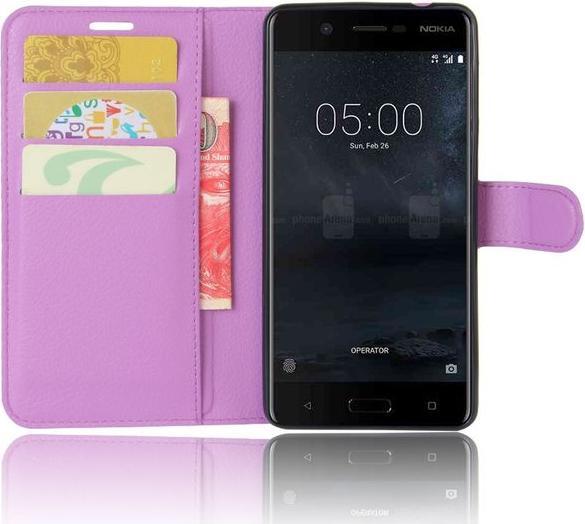 Actual product image MU Classic Litchi leather cover (Nokia 5)