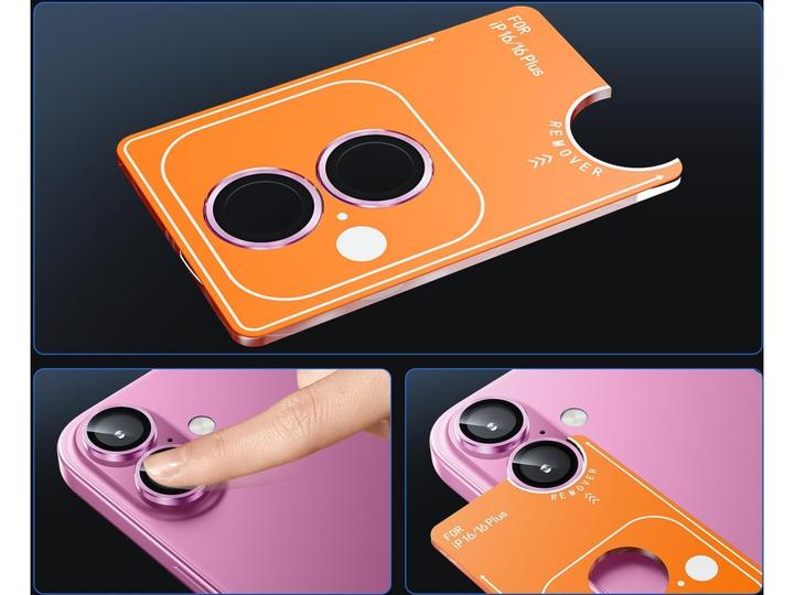Produktbild Screenguard Camera Lens Protector Schutzglas Apple iPhone 16 (1 Stück, Apple iPhone 16)