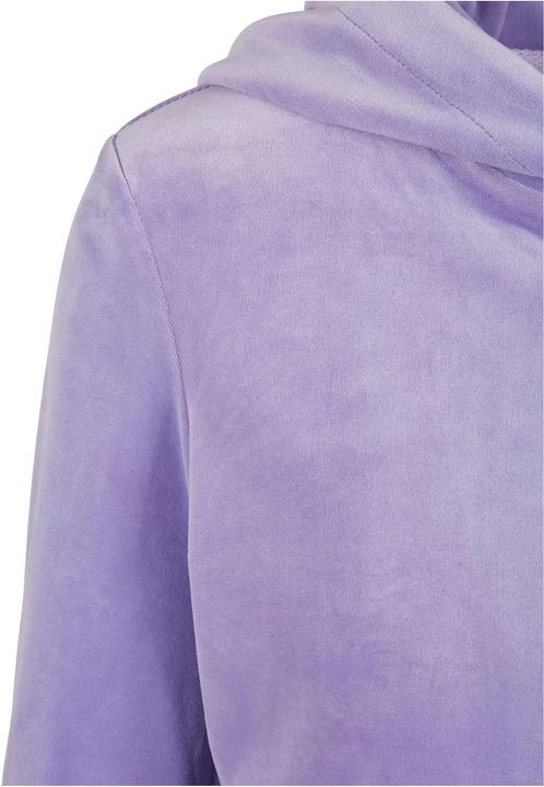 Actual product image Urban Classics Ladies Short Velvet Zip Hoody (XL)