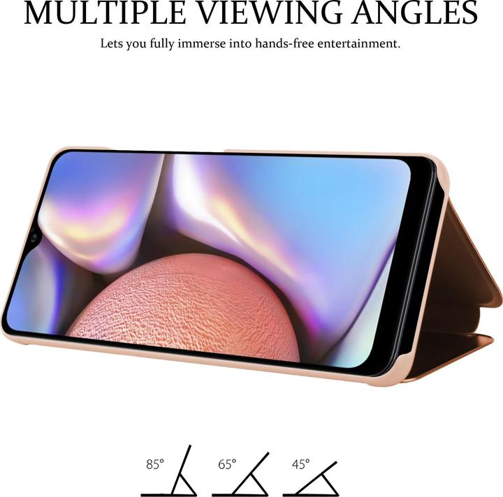 Actual product image Cadorabo Book Smart View Mirror Cover (Samsung Galaxy A10s)