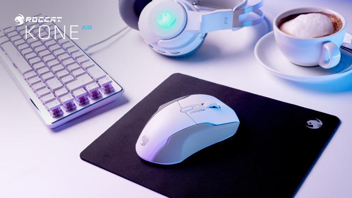 Produktbild Roccat kabellose Maus Kone Air, weiss (ROC-11-452-05) (Kabellos)