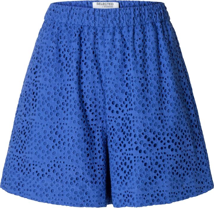 Produktbild Selected Femme Broderie Anglaise Højtaljede shorts (40)