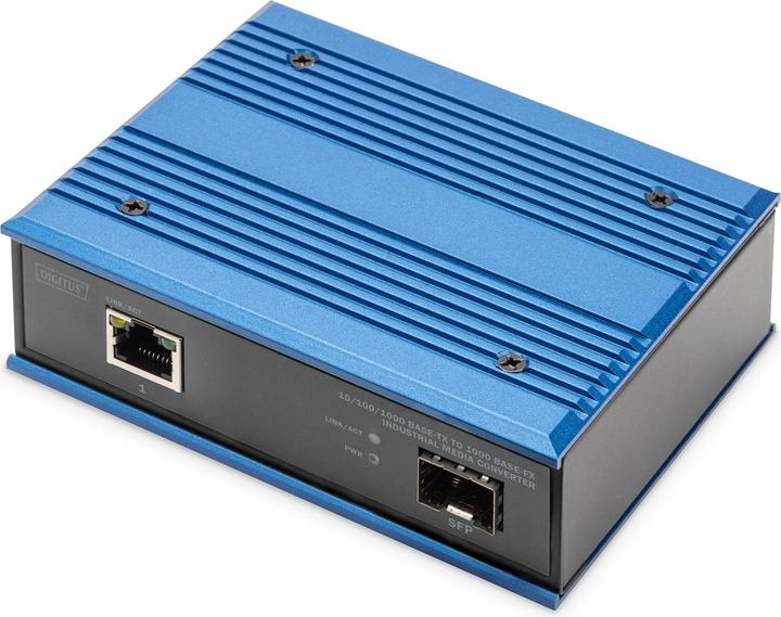 Image du produit Digitus 10/100/1000 Base-TX to 1000 Base-FX Industrial Media Converter (2 Ports)