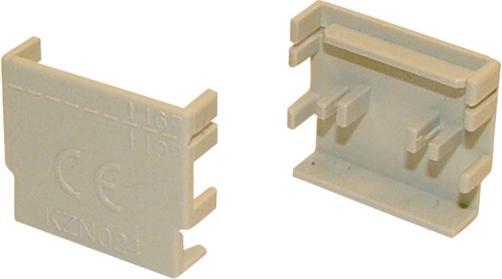 Hager End cap for phase bar 4 pole