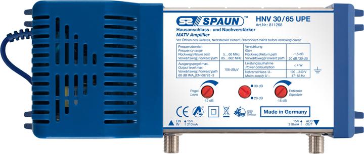 Actual product image Spaun HNV 30/65, UPE house connection & post amplifier (Amplifier)