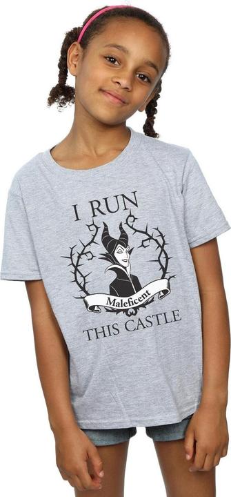 Image du produit Maleficent - T-shirt RUN THIS CASTLE - Fille (152, 158)