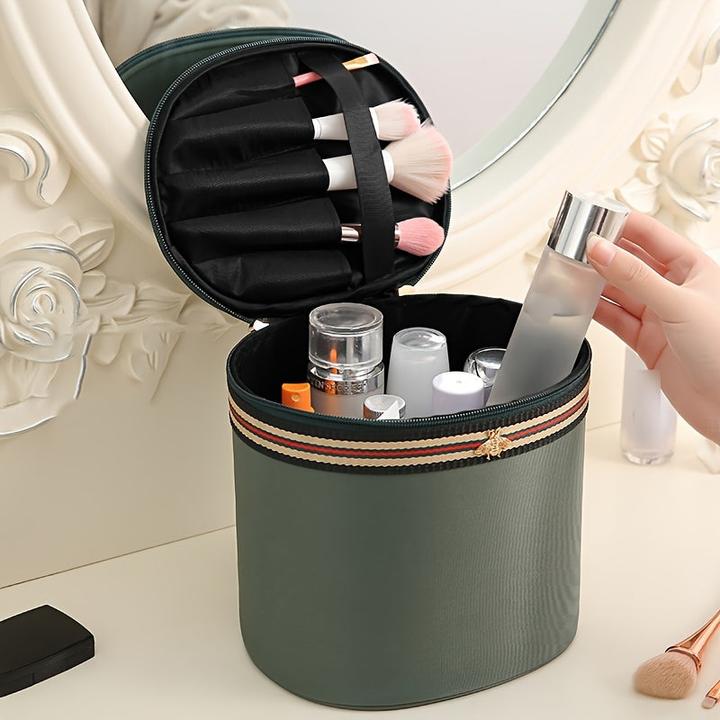 Actual product image Only-Bags.Store Waterproof nylon cosmetic bag with large capacity, portable travel make-up organiser