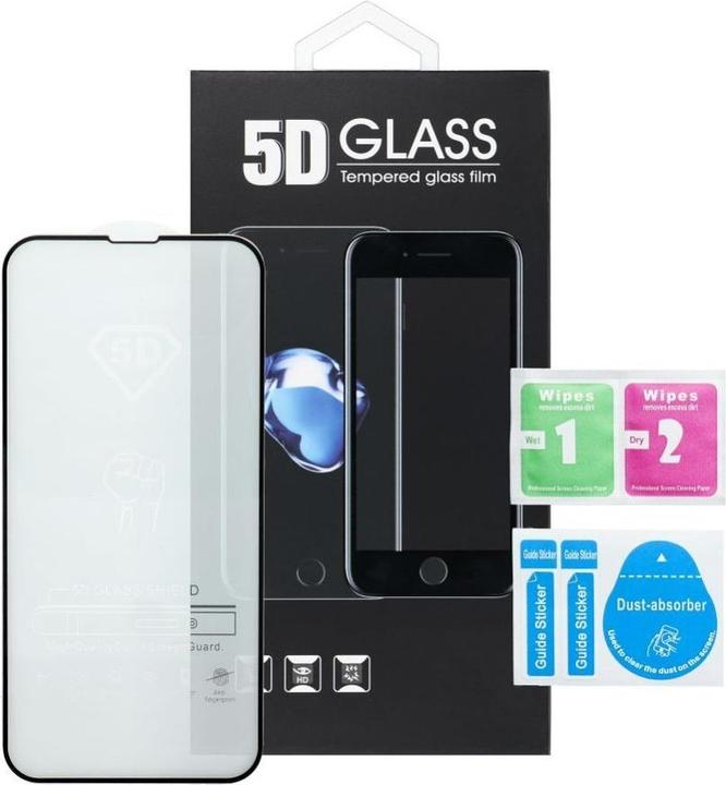 Actual product image OEM 2 Products without IMEI/SN 5D Full Glue Tempered Glass - for Samsung Galaxy S24 Plus black (2 Piece, Samsung Galaxy S24+)