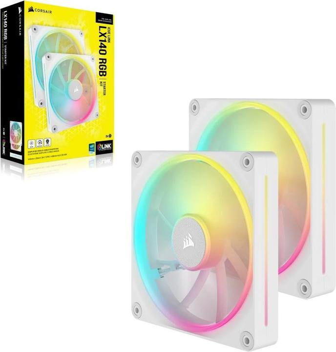 Actual product image Corsair iCUE LINK LX140 RGB (140 mm, 2 x)
