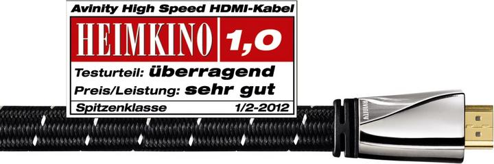 Produktbild Avinity HDMI High Speed w. Ethernet - HIGH-END EDITION (3 m, HDMI)