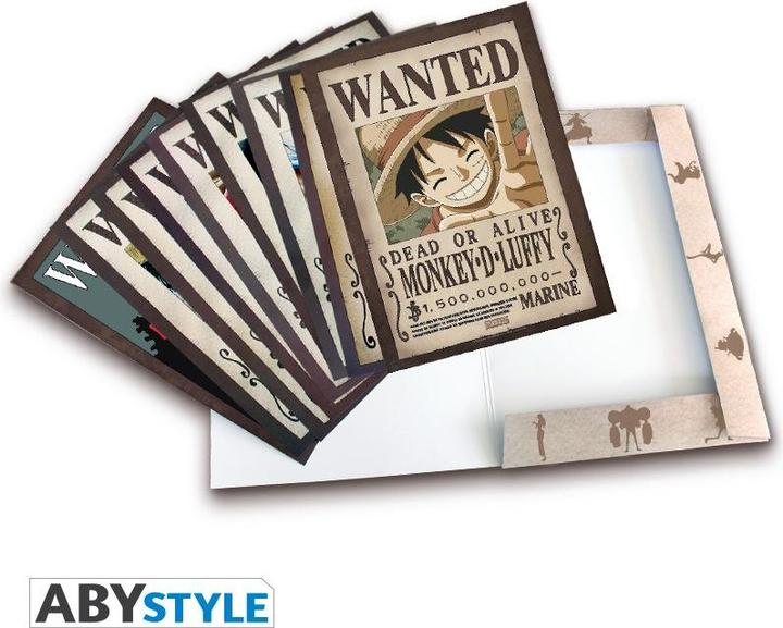 Image du produit ABYstyle ONE PIECE - Portfolio 9 posters wanted Luffys crew Wano 21x29,7 X5 (21 x 29,7 cm)