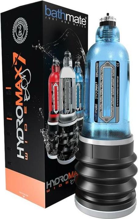 Actual product image Bathmate Hydromax X30 Penis Pump Wide Boy Blue
