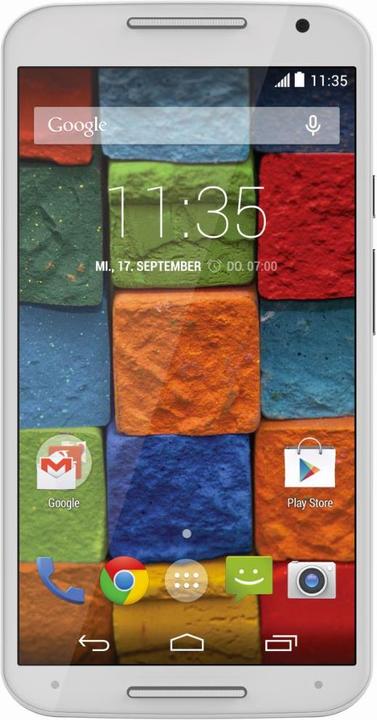 Produktbild Motorola Moto X 2nd Gen (Weiss, Bambus, 5.20", 13 Mpx, 4G)