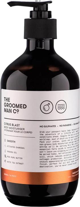 Actual product image The Groomed Man Citrus Blast Body Moisturiser (Body lotion, 500 ml)