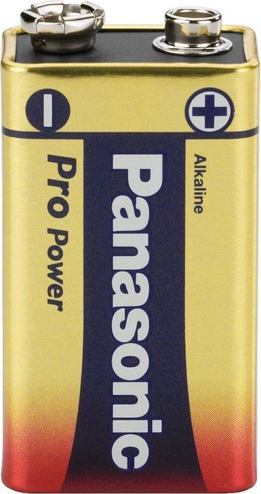 Actual product image Panasonic Pro Power (1 pcs., 9V Block, 680 mAh)