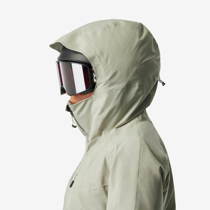 Image du produit Wedze Veste de ski femme polyvalente et chaude - FR100 vert sauge (L)