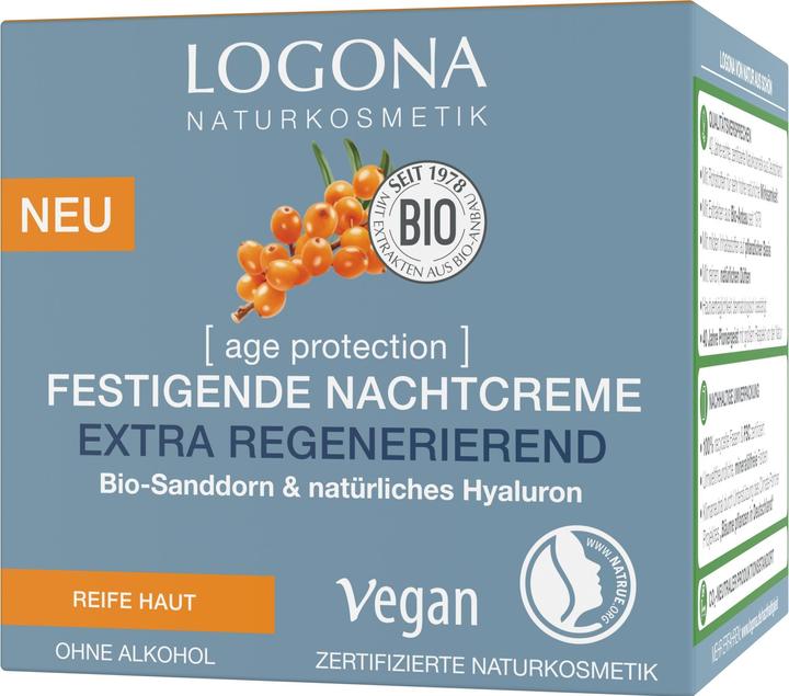 Logona age protection Nachtcreme regenerierend Creme (50 ml, Nachtcreme)