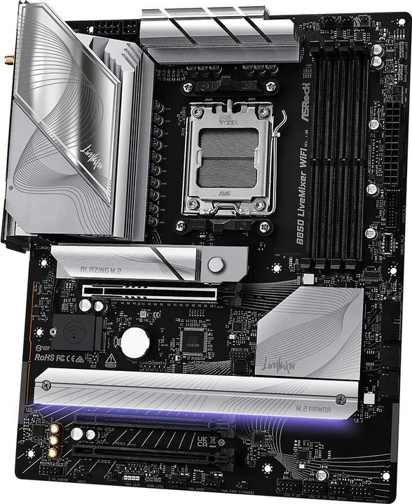 Produktbild AsRock B850 LiveMixer WiFi (AM5, AMD B850, ATX)
