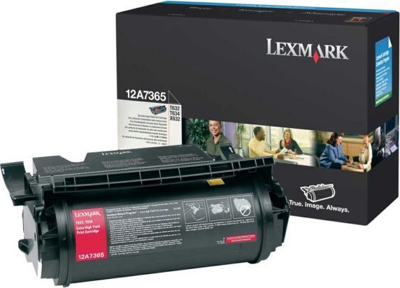 Produktbild Lexmark Schwarz - Original - Tonerpatrone - für T632 (BK)