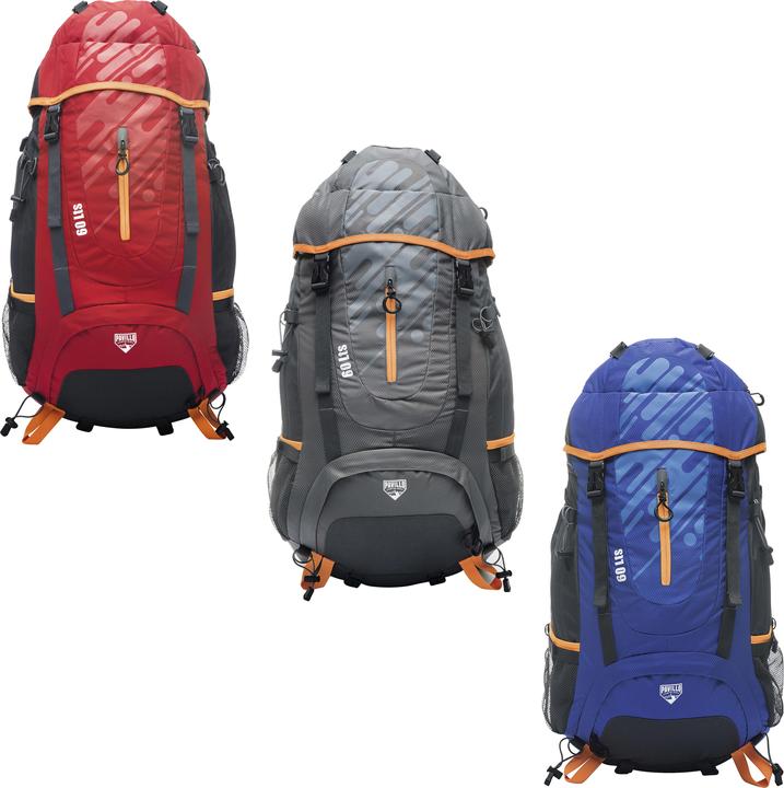 Actual product image Bestway Pavillo Ultra Trek 60L Backpack, Multicolour, Unisex, Nylon, Polyester, 60 L, 330 mm, 300 mm (60 l)