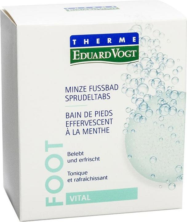 Produktbild Eduard Vogt Eduard Minze Fussbad 6 Sprudeltabs (Fussbad, 467.50 ml)