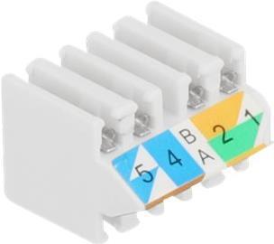 Image du produit Delock Connecteur RJ45 Cat.6 UTP sans outil 1 pièce, Blanc (Câble réseau Connecteur)
