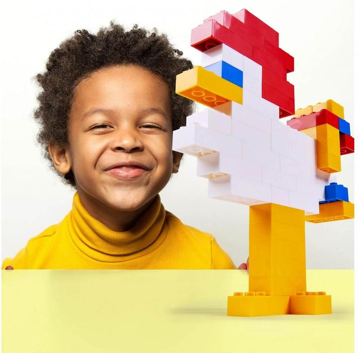 Actual product image Androni Blox 100 red 8 bricks in box