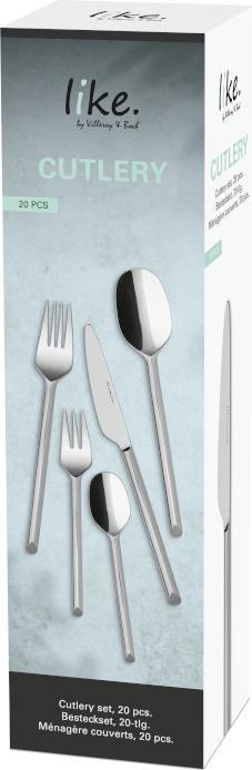 Actual product image Like. by Villeroy & Boch 20-piece cutlery set Like (20 Piece, Cutlery set)