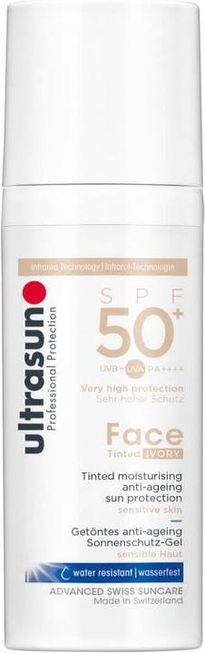 Produktbild Ultrasun Face Tinted SPF50+ Ivory (Sonnencreme, SPF 50, 50 ml, 93 g)