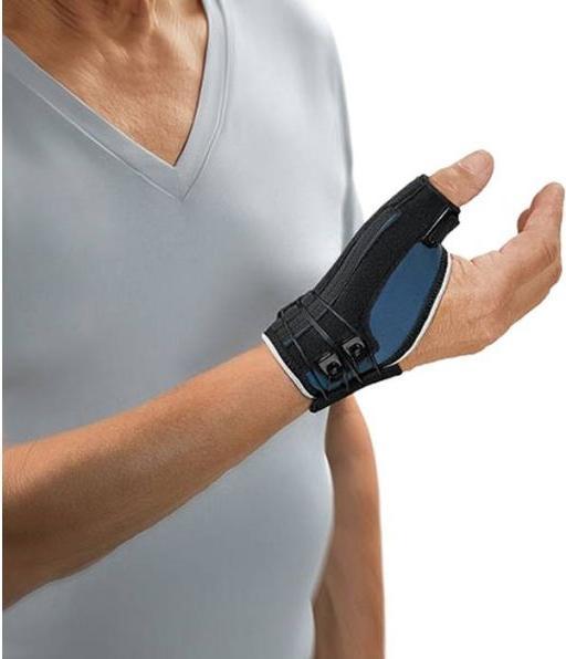 Actual product image Bort Medical Generation Daumenschiene L links blau