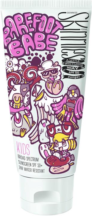 Skinnies Bambini a piedi nudi (Gel solare, SPF 50+, 100 ml, 114 g)
