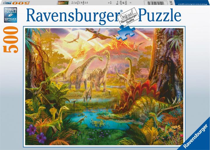 Actual product image Ravensburger Puzzle - In Dinoland - 500 pieces (500 pieces)