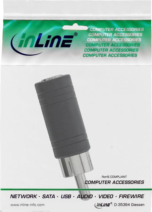 Produktbild InLine RCA – 3.5mm Buchse (Zubehör)