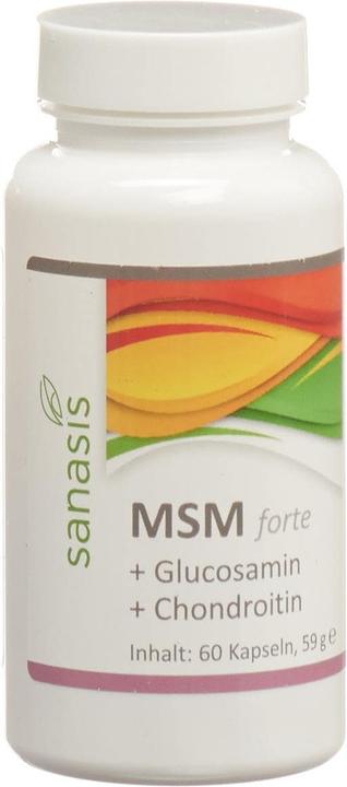 Produktbild Sanasis MSM Glucosamin & Chondroitin Kapsel (60 Stück, Kapseln, 84 g)